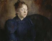 Harriet Backer Portrait of Nenna Jahnson Sweden oil painting artist